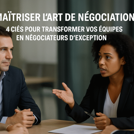 Maîtriser l'art de la négociation